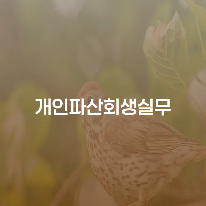 도산전문변호사 신용회복 무료상담