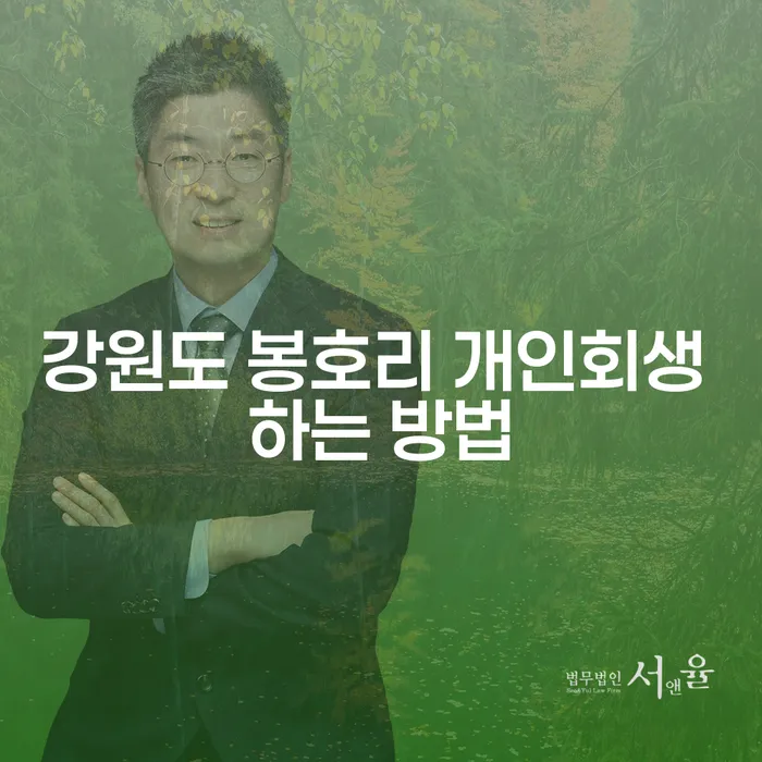 강원도 봉호리에서 개인회생을 신청하는 방법은 무엇인가요?