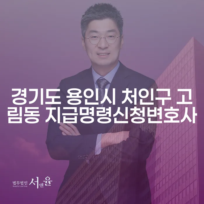 급증하는 채무, 해결 방법은? 경기도 용인시 처인구 고림동 지급명령신청변호사와 함께 알아보세요