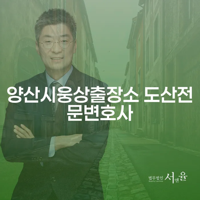 양산시웅상출장소 도산전문변호사와 함께 개인회생과 파산, 어떻게 준비할까요?